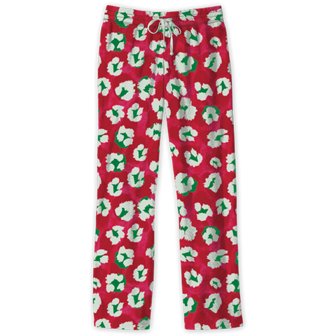 Lounge Pants || Red Leopard