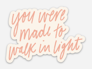 Dear Heart || Walk In Light Sticker