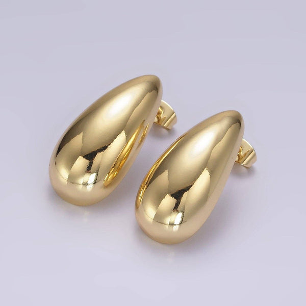 Kylie 14Kt Gold Filled Teardrop Modern Stud Earrings