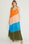 Sydney Colorblock Strappy Dress