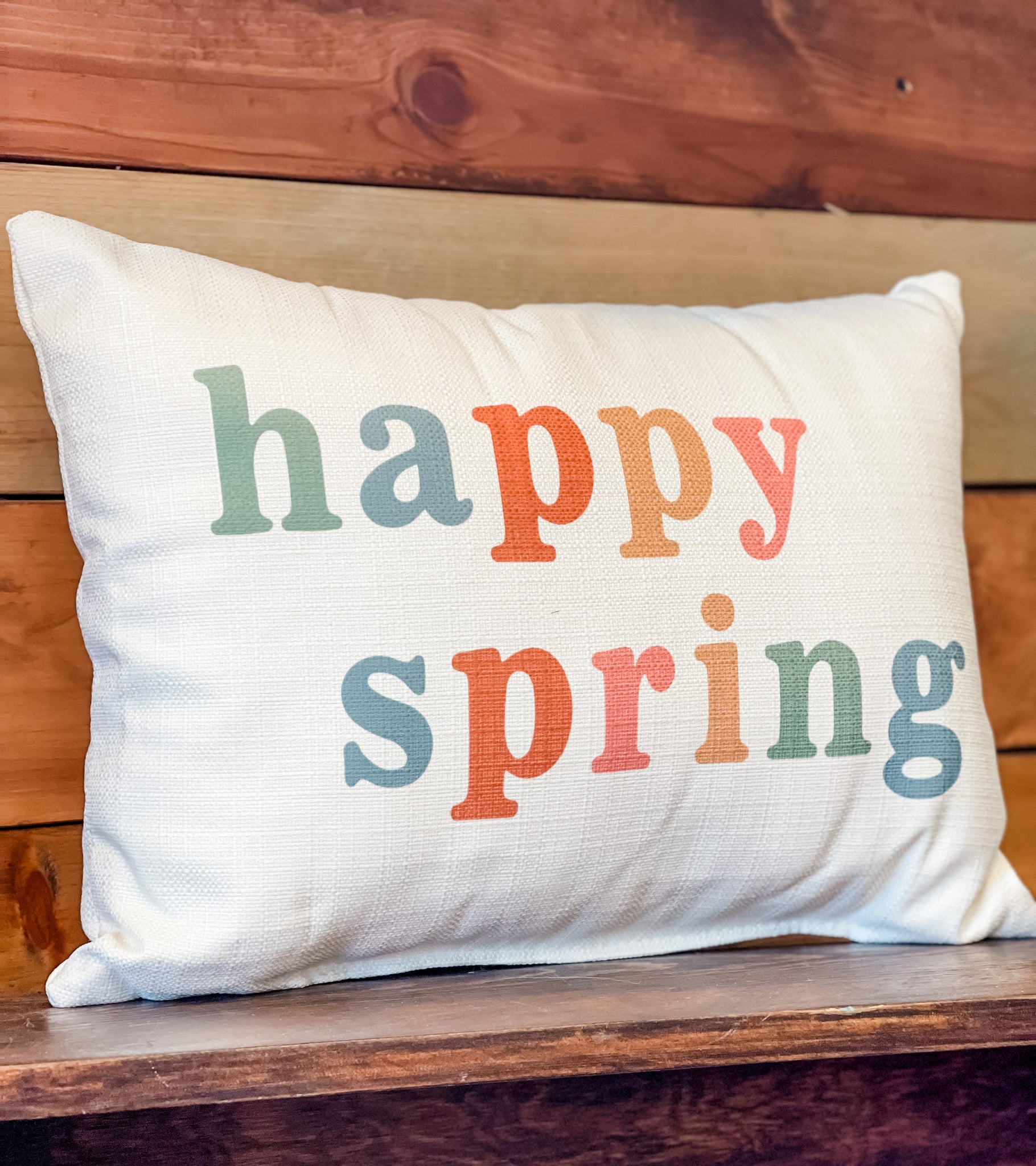 Happy Spring Multi Pillow