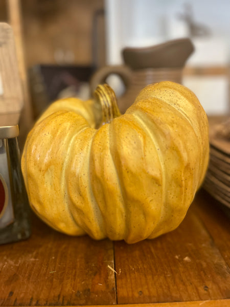 Pumpkin Resin Decor || Large