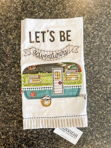 Let's Be Adventurers Tea Towel