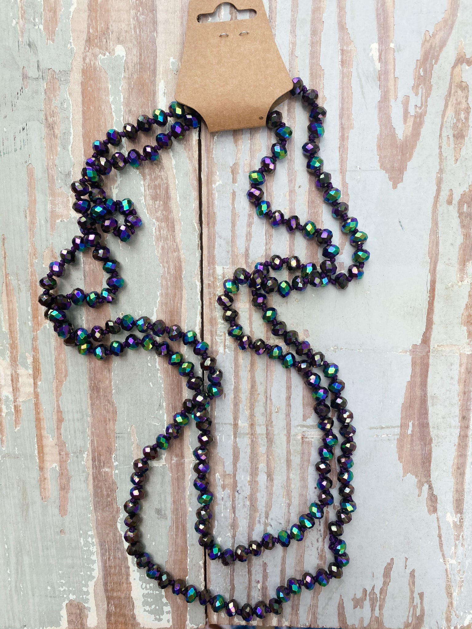 60" Bead Necklace || Mardi Gras