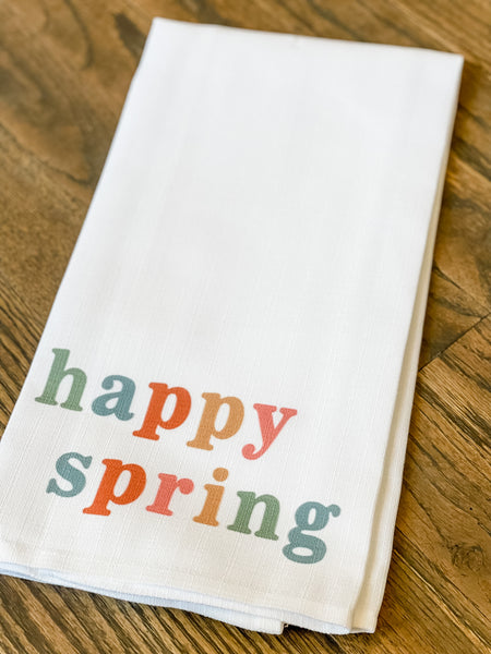 Happy Spring Multi Tea Towel