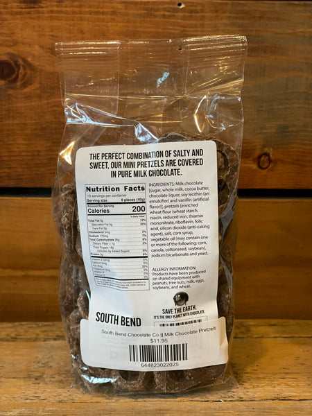 South Bend Chocolate Co || Milk Chocolate Pretzels