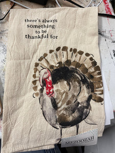Something to Be Thankful For Turkey Tea Towel