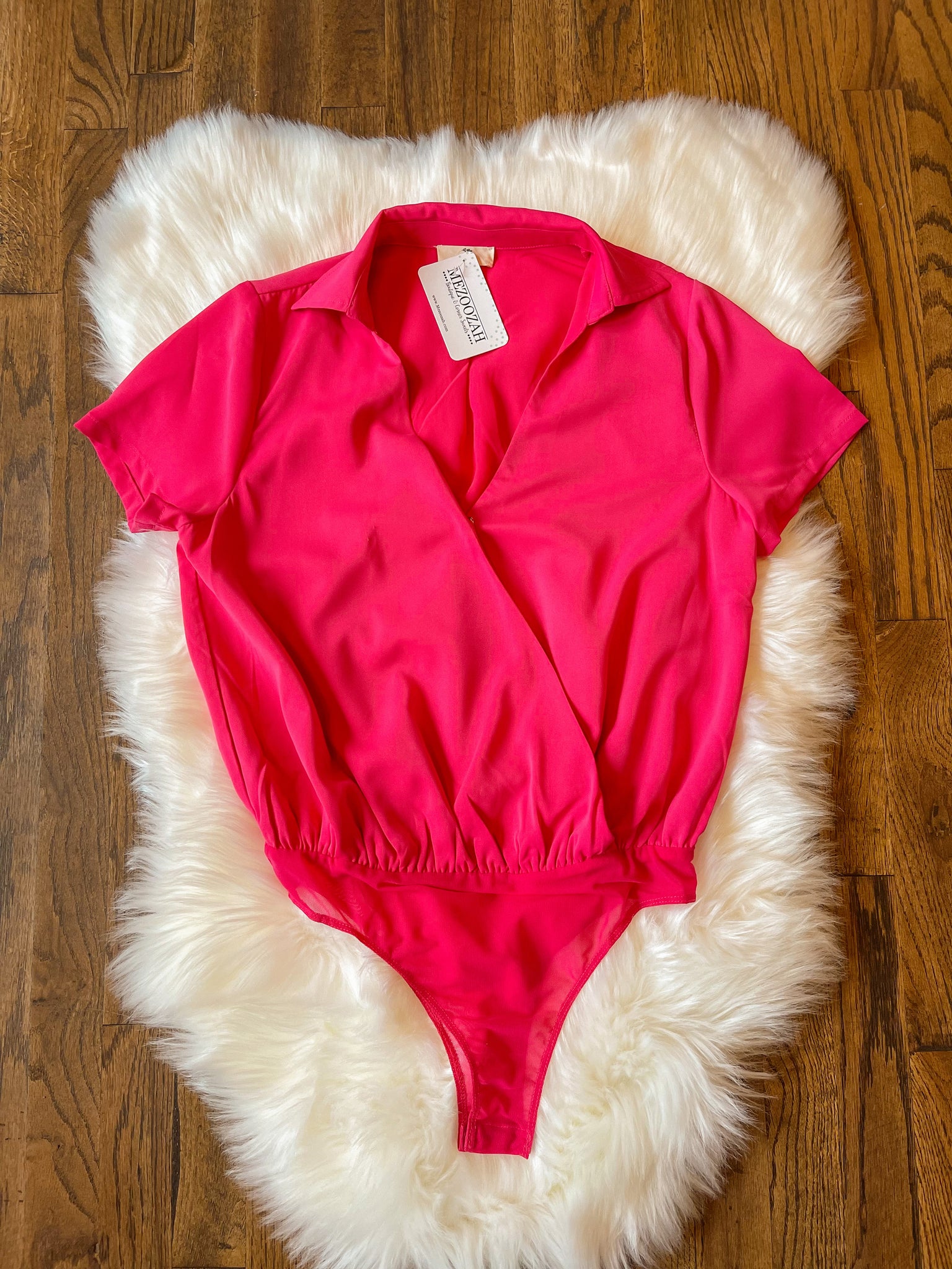 Dolly Bodysuit in Hot Pink