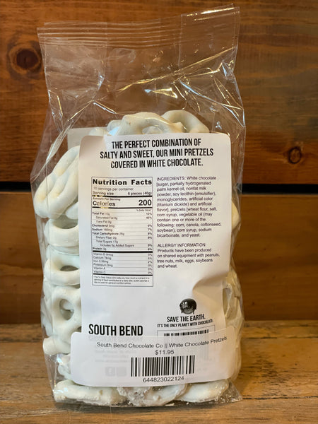 South Bend Chocolate Co || White Chocolate Pretzels