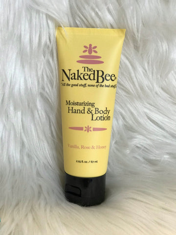 Vanilla, Rose, & Honey Hand & Body Lotion 2.25 oz