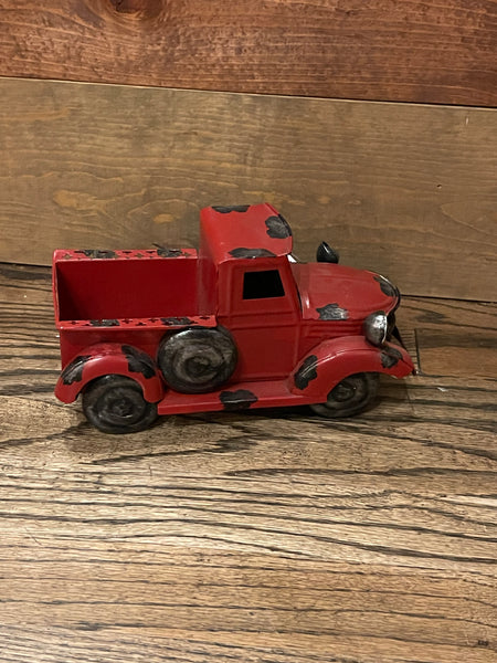 Red Metal Truck