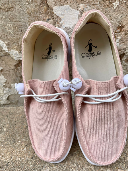 Kayak Shoe || Blush Corduroy