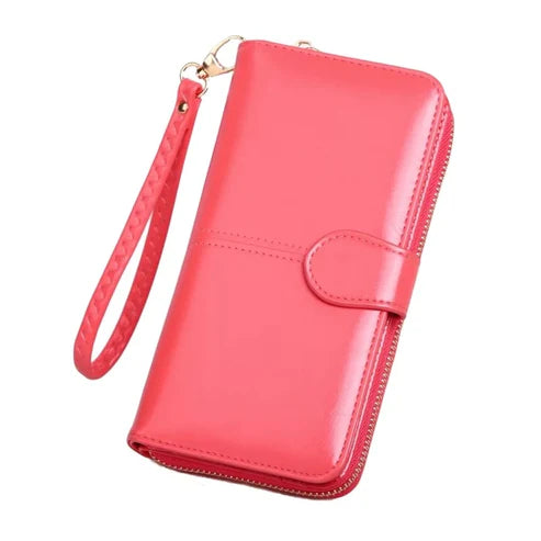 Chic Wristlet Wallet || Coral