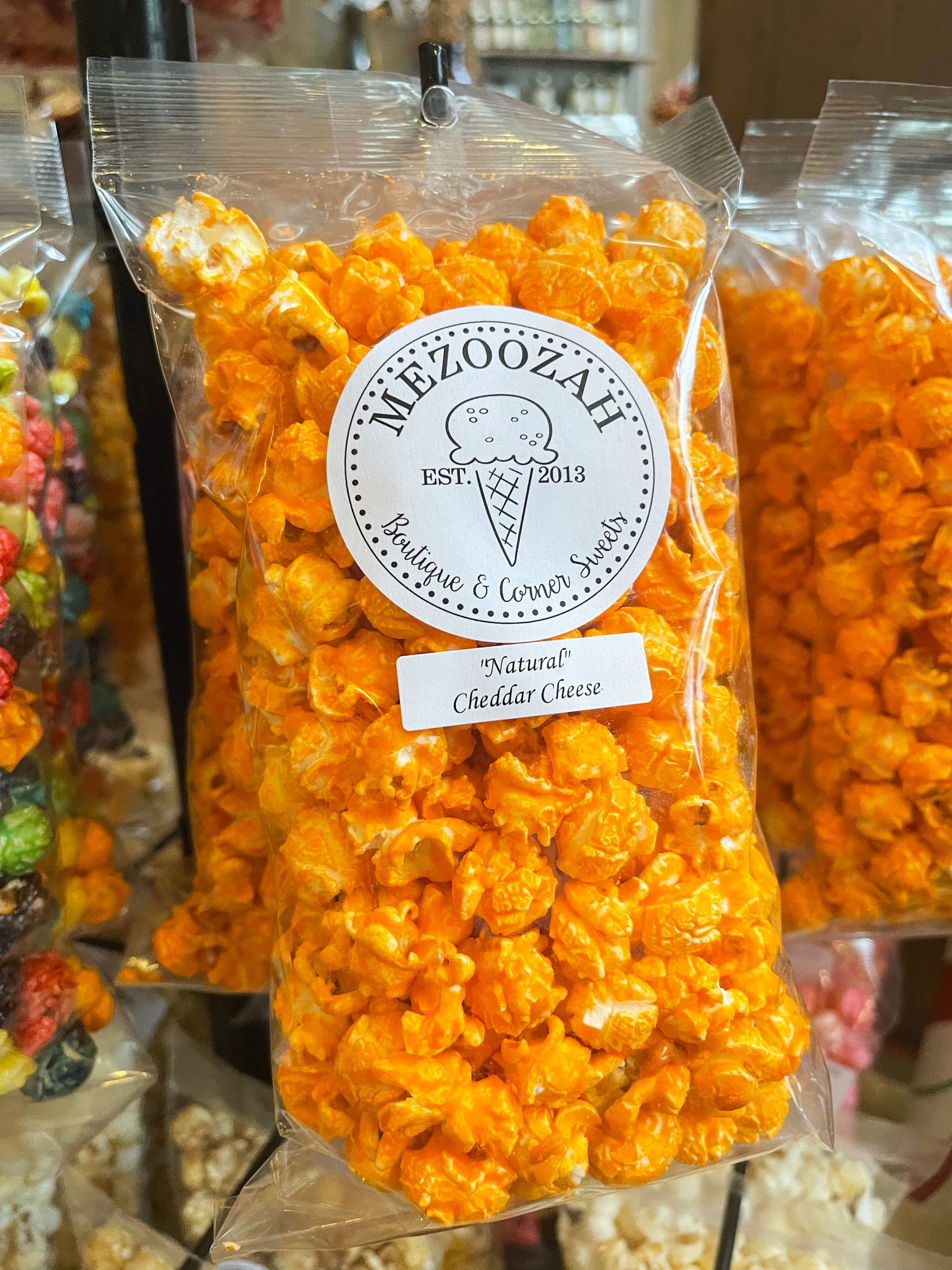Flavored Popcorn Small || Natural Cheddar Cheese