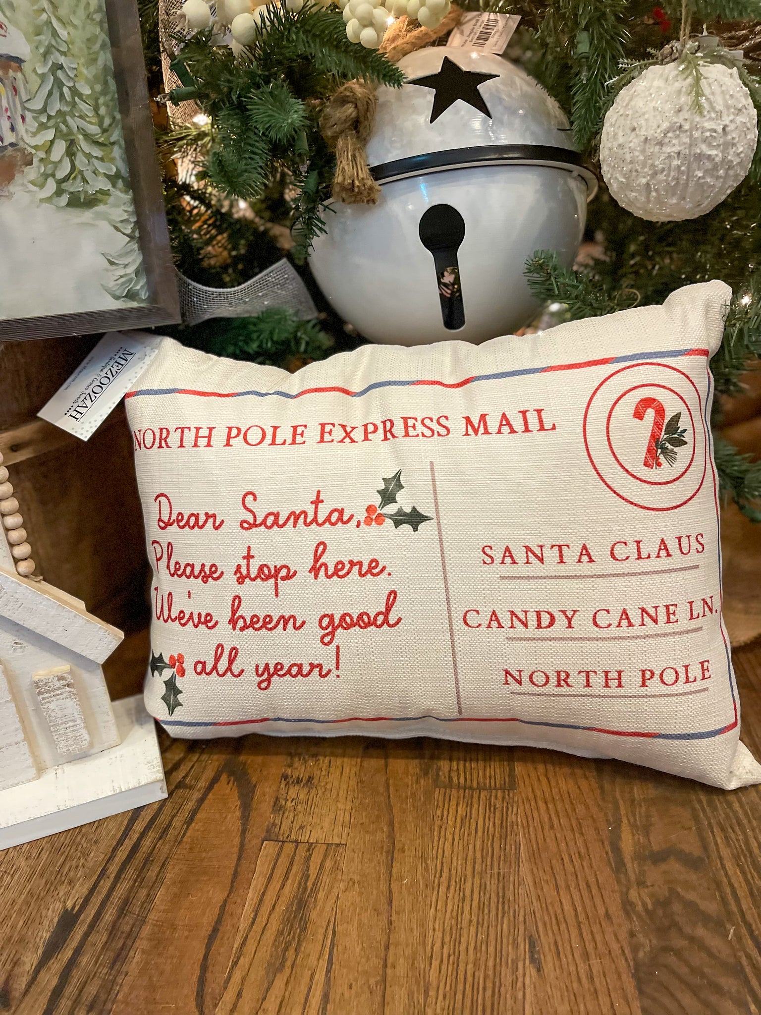 North Pole Express Mail Pillow