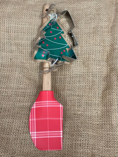 Christmas Spatula + Cookie Cutter Set