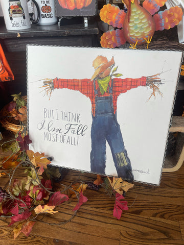 Gallery "I Love Fall" Scarecrow