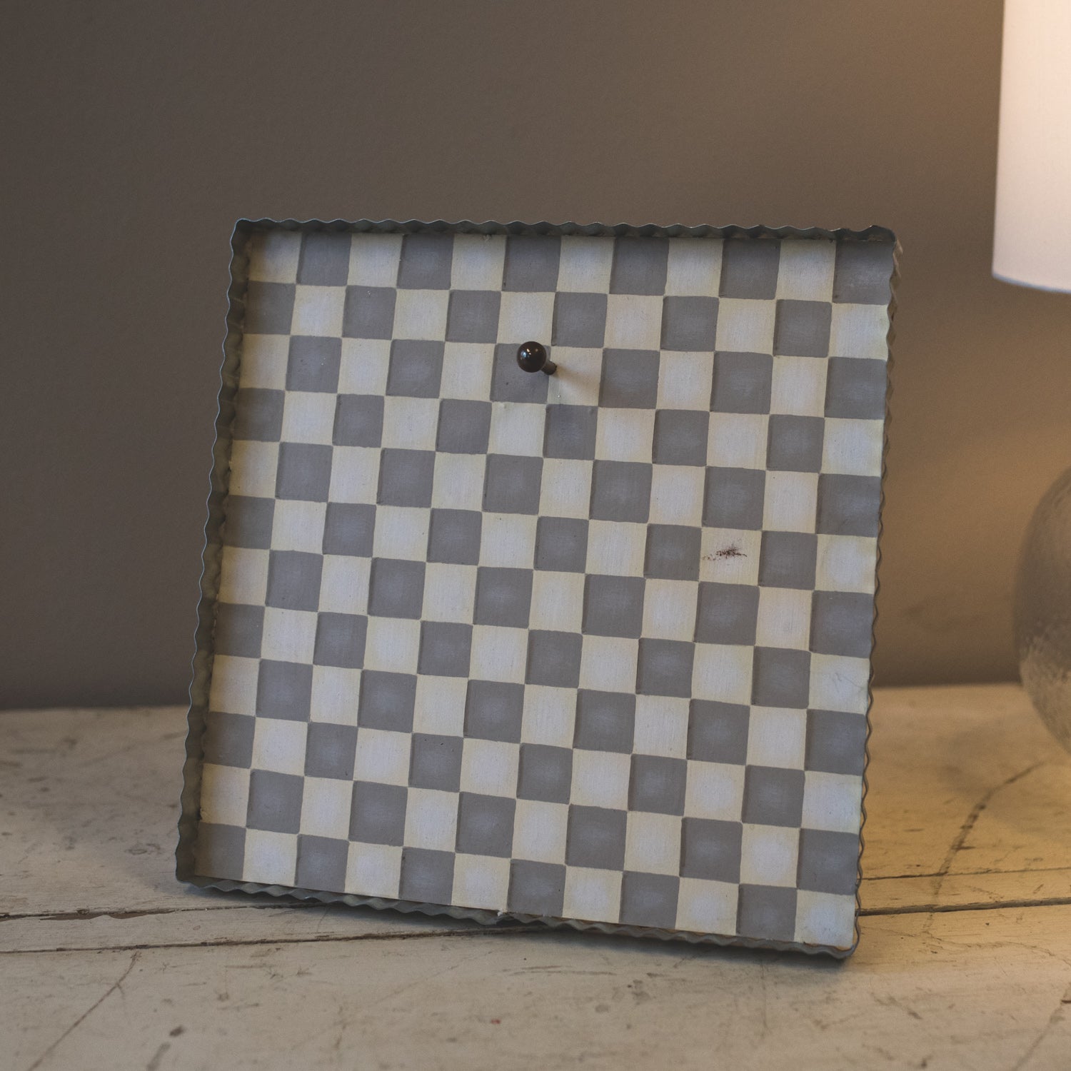 Putty Checkered Display Board