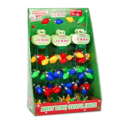 Lotsa Lights! Jumbo Flashing Necklace